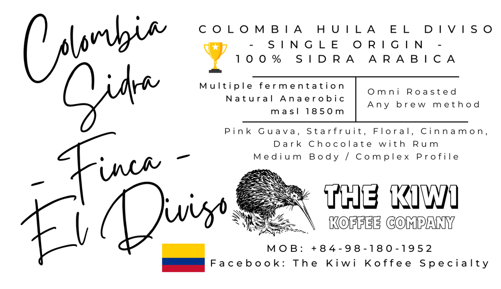 🏆 COLOMBIA Huila Sidra Finca El Diviso [WBC 2023 Cup Winner] G1 PREMIUM