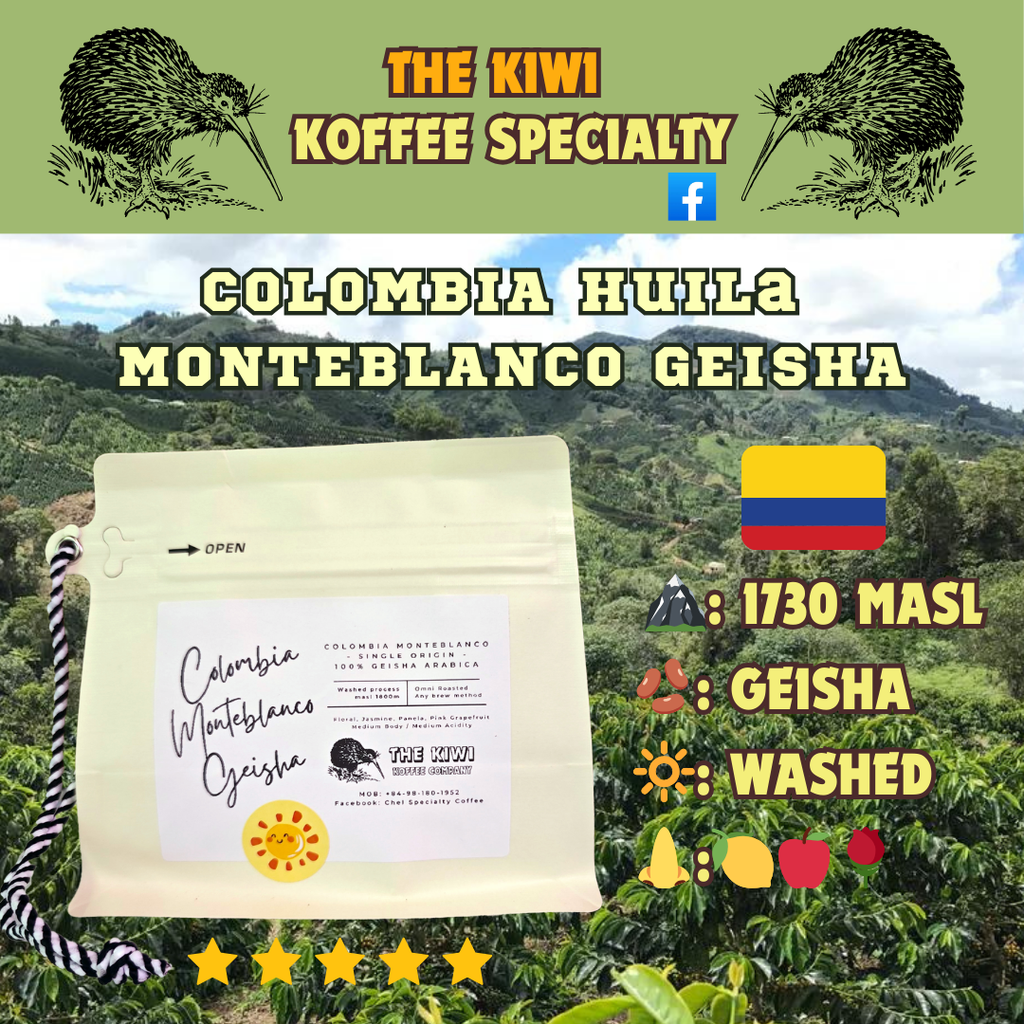 🌹 COLOMBIA Huila Finca Monteblanco Geisha G1 PREMIUM